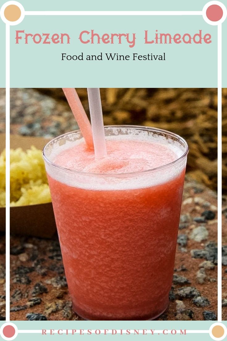 Frozen Cherry Limeade {Food and Wine Festival}