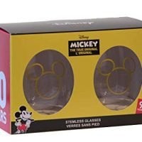 Disney Mickey Mouse The True Original 90th Anniversary Limited Edition Collectible Wine Glass Set
